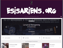 Tablet Screenshot of esisariens.org